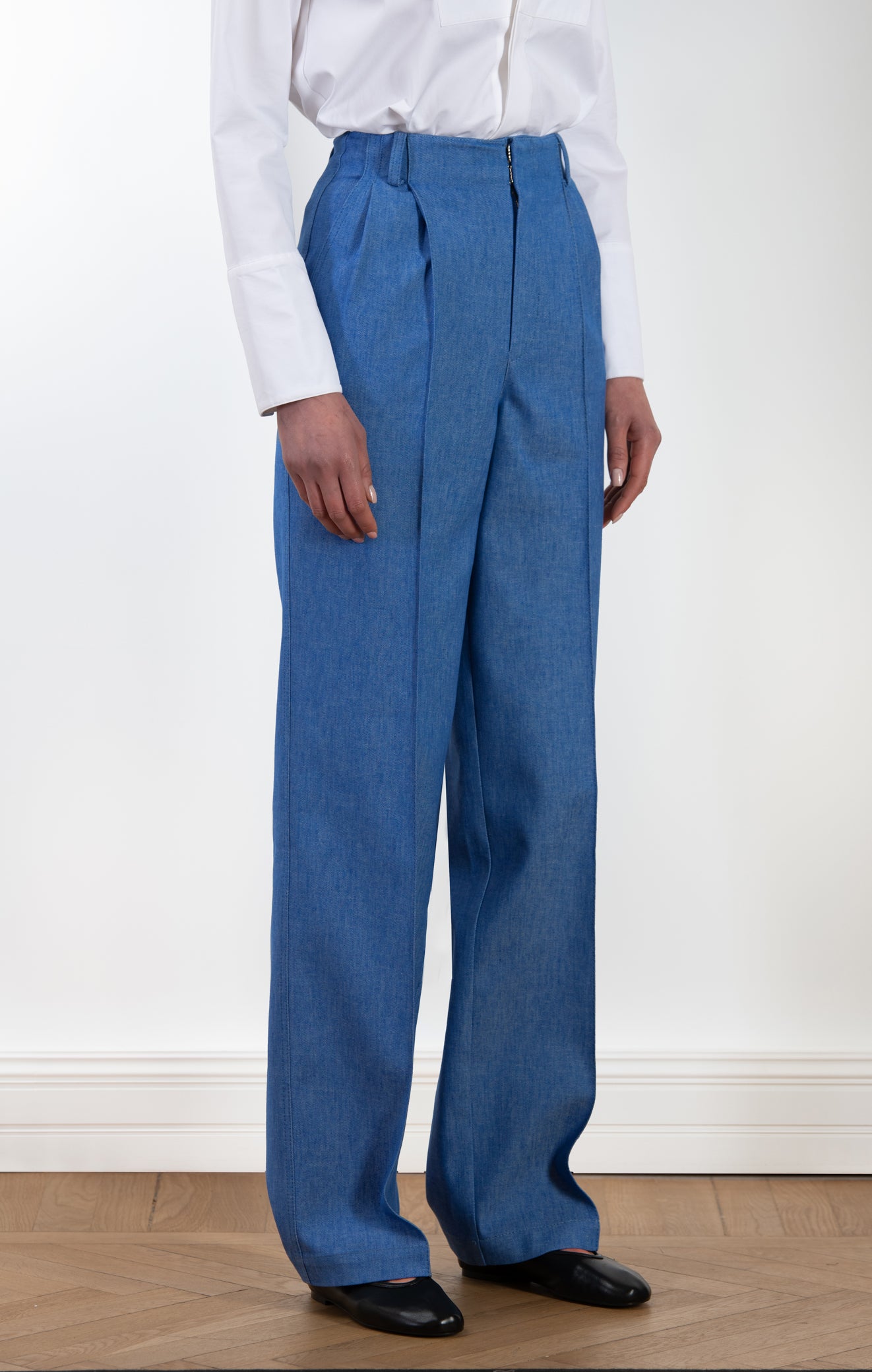 PAMIR Cotton Double Pleated Trousers