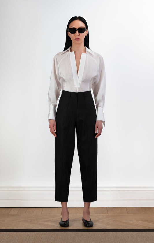 PEYTON Tailored Barrel Fit Trousers