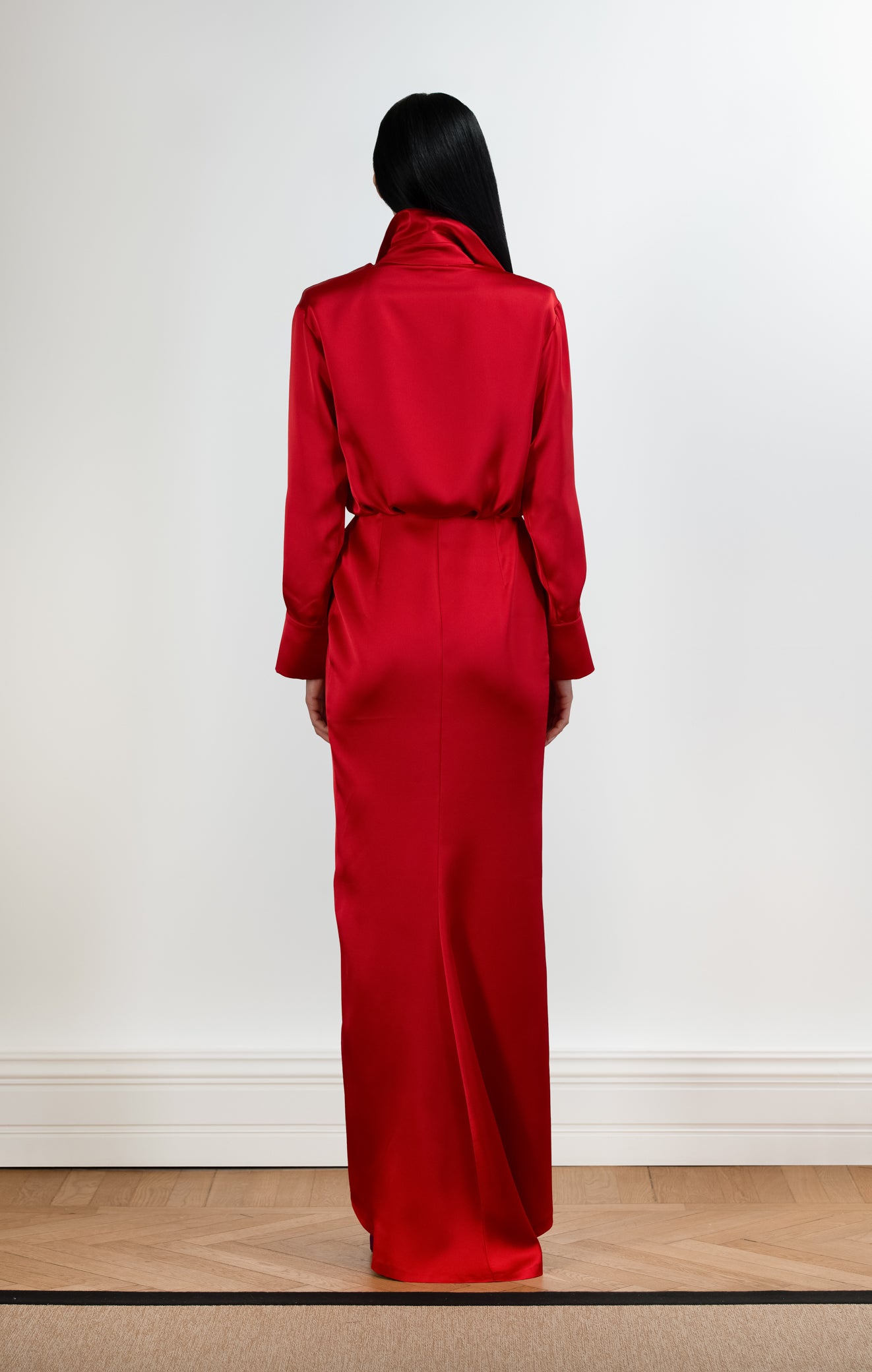 DINA Satin Maxi Dress