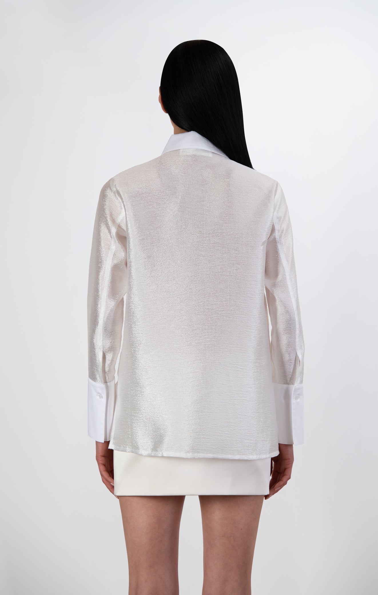 SIENNA Organza Long Sleeve Shirt