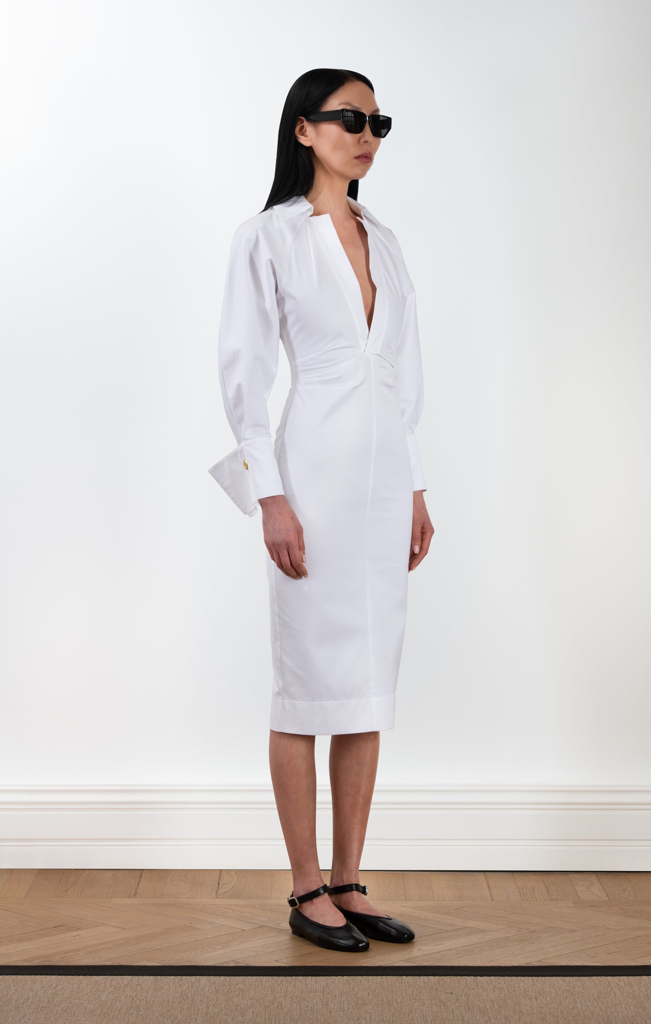DAKARI Cotton Midi Dress