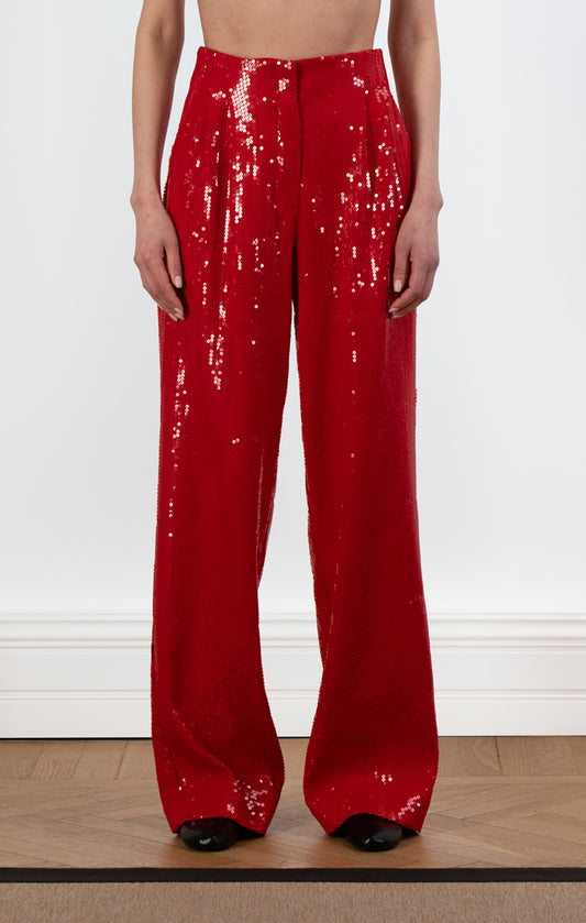 PAIGE Sequin Trousers
