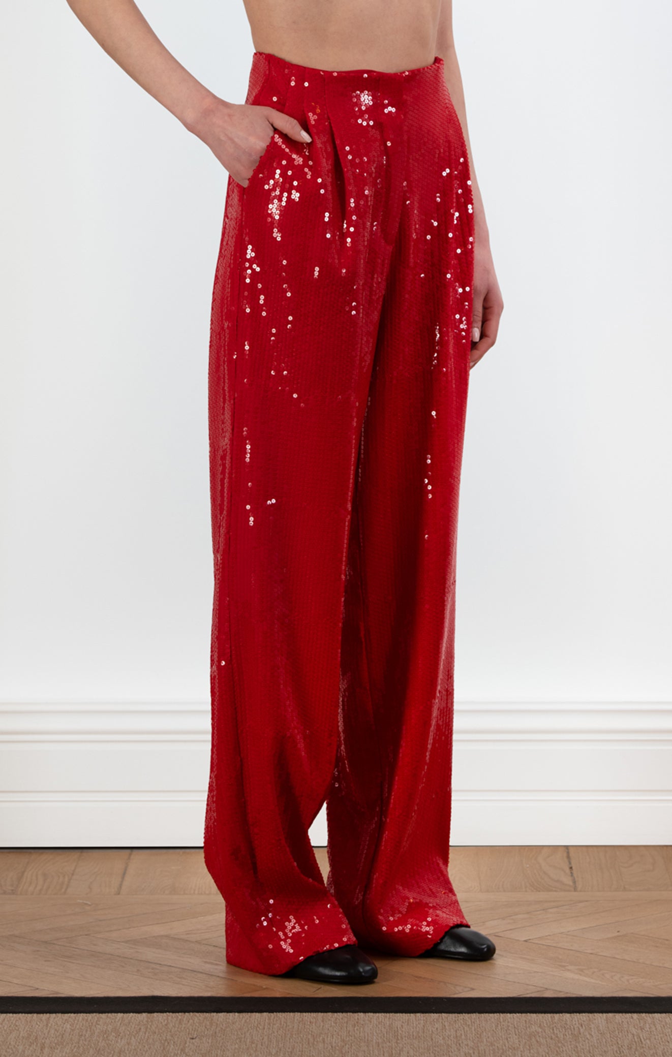 PAIGE Sequin Trousers