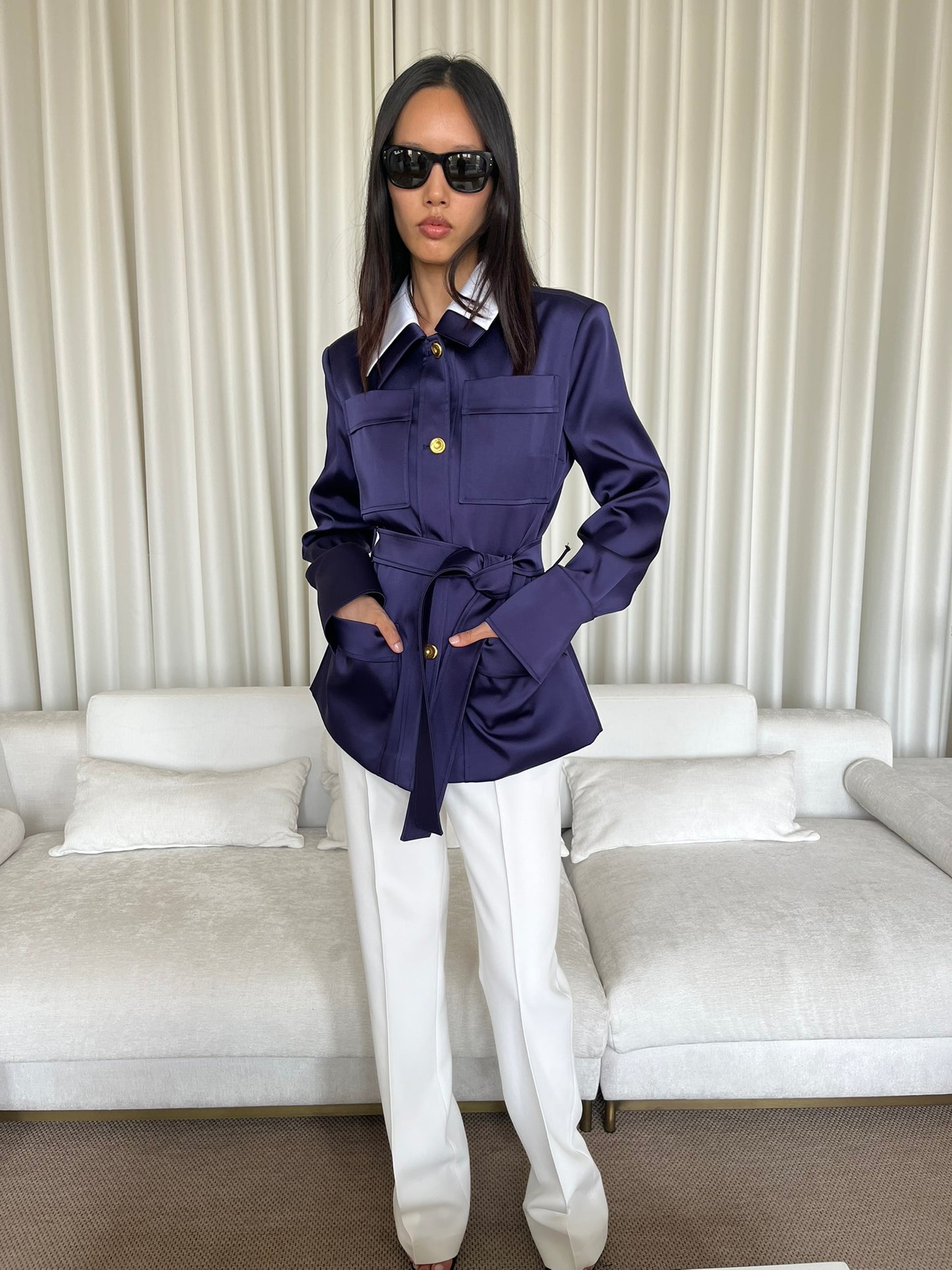 JULIA Satin Jacket