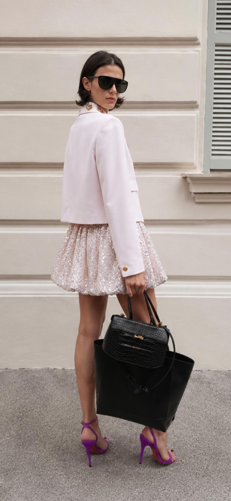 Jade (Pink) Beaded Jacket