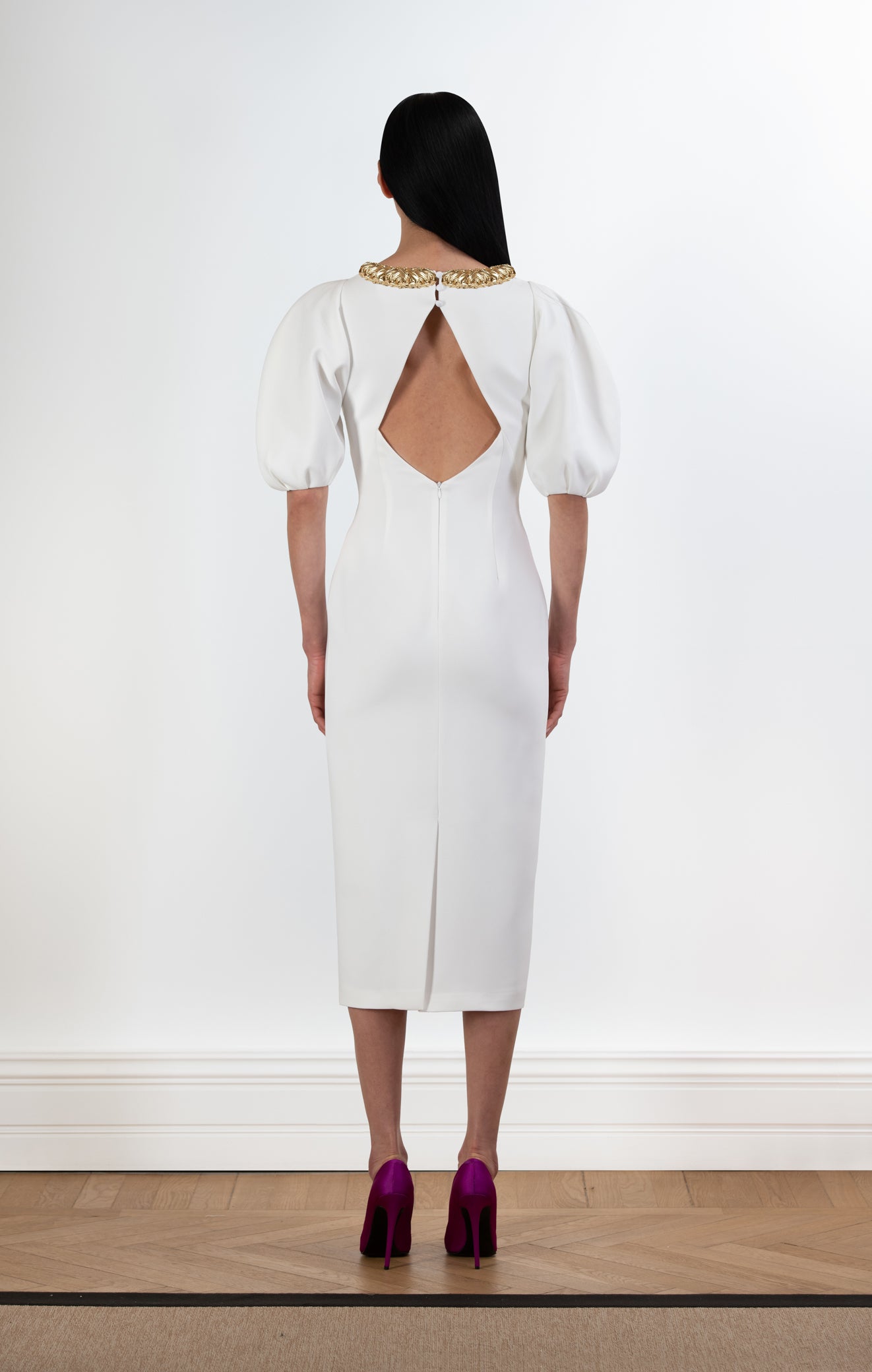DALLAS Crepe Midi Dress