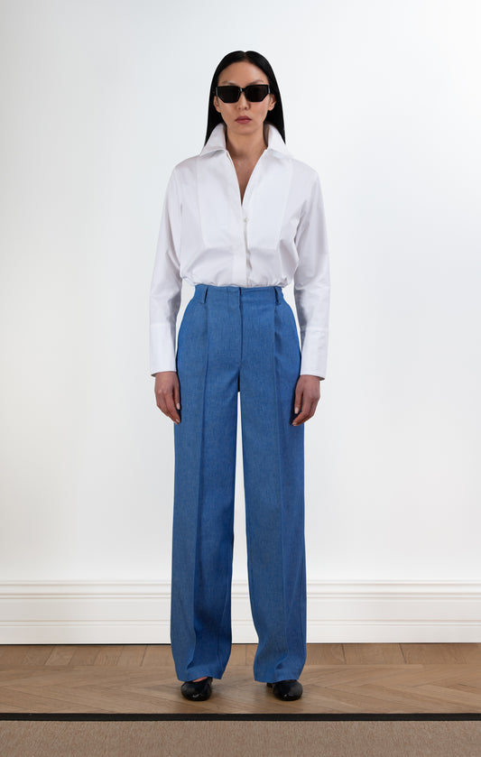 PAMIR Cotton Double Pleated Trousers