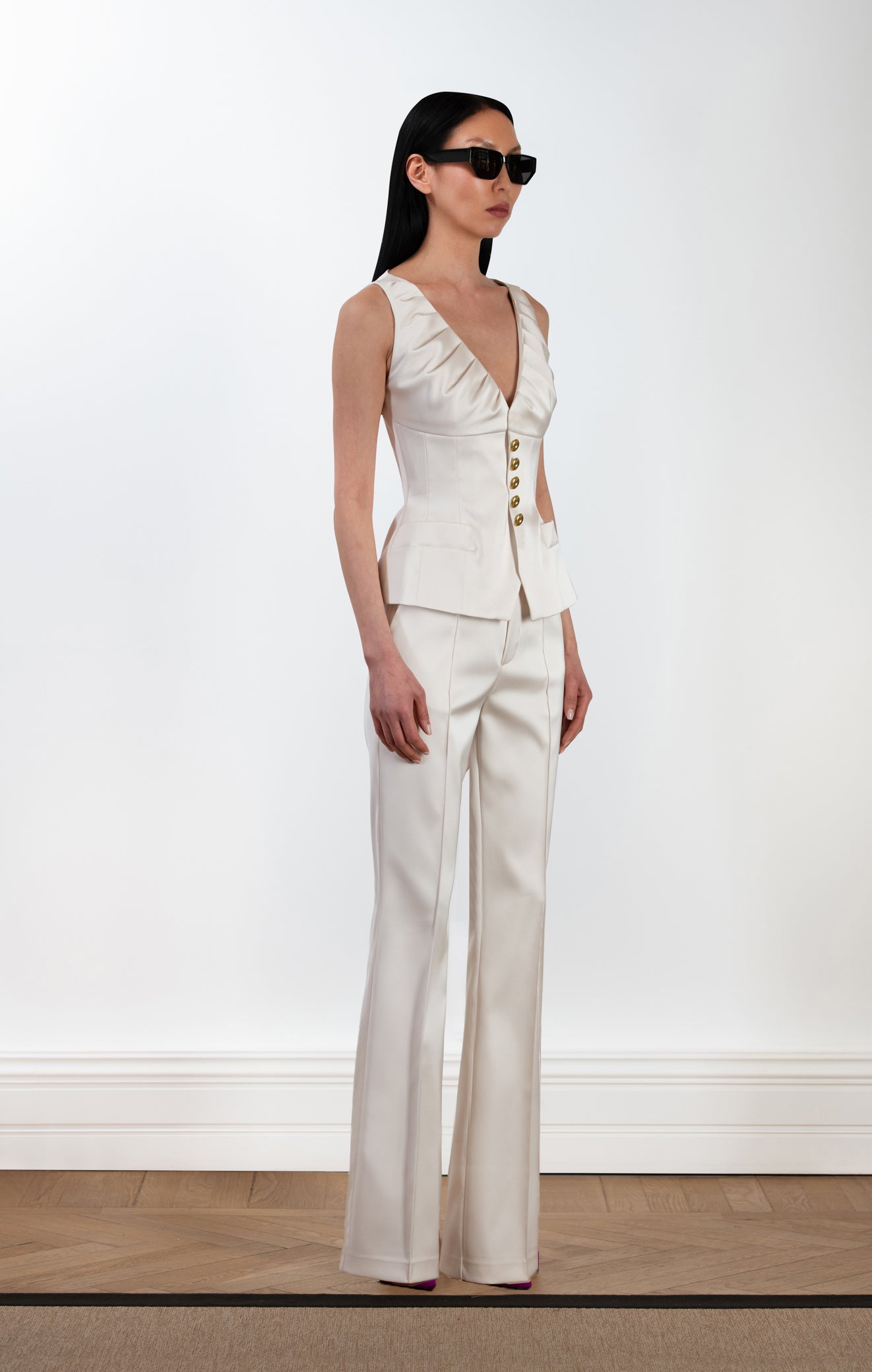 VANESSA Satin Vest